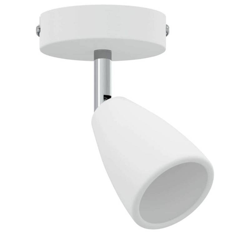 vidaXL Flutlichtstrahler Deckenstrahler Weiß 8 x 8 x 14.5 cm Stahl von vidaXL