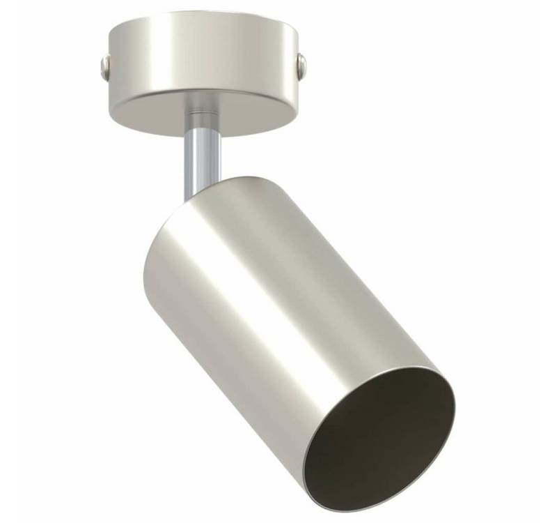 vidaXL Flutlichtstrahler Deckenstrahler Gebürstetes Nickel 6 x 6 x 16.5 cm Stahl von vidaXL