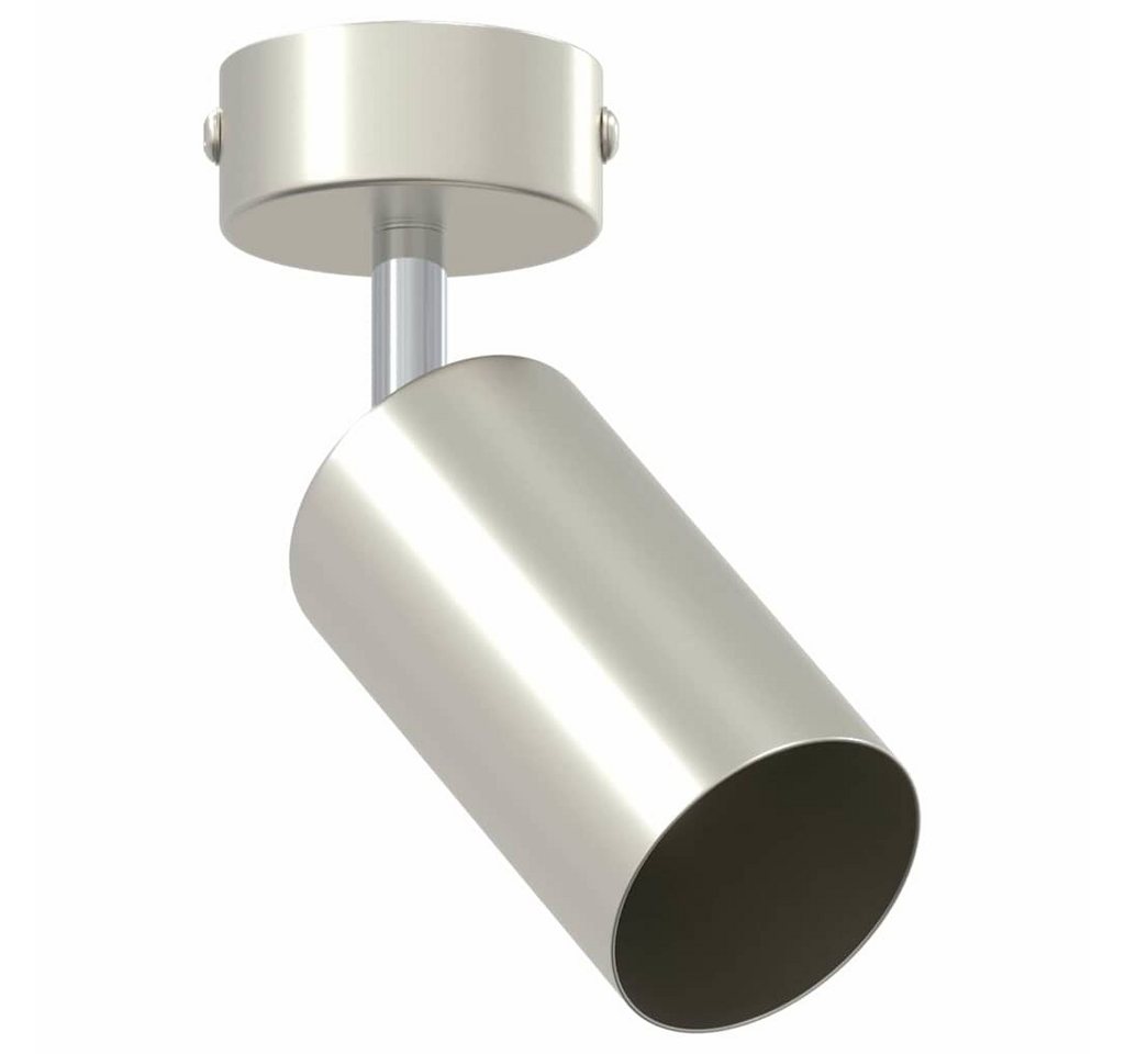 vidaXL Flutlichtstrahler Deckenstrahler Gebürstetes Nickel 6 x 6 x 16.5 cm Stahl von vidaXL