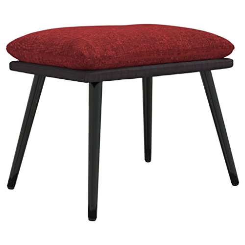 vidaXL Fußhocker Hocker Fußbank Fußstütze Fußschemel Ottomane Sitzhocker Fußablage Polsterhocker Wohnzimmer Weinrot 45x29,5x35cm Stoff Kunstleder vidaXL Fußhocker Hocker Fußbank Fußstütze Fußschemel Ottomane Sitzhocker Fußablage Polsterhocker Wohnzimmer Weinrot 45x29,5x35cm Stoff Kunstleder von vidaXL
