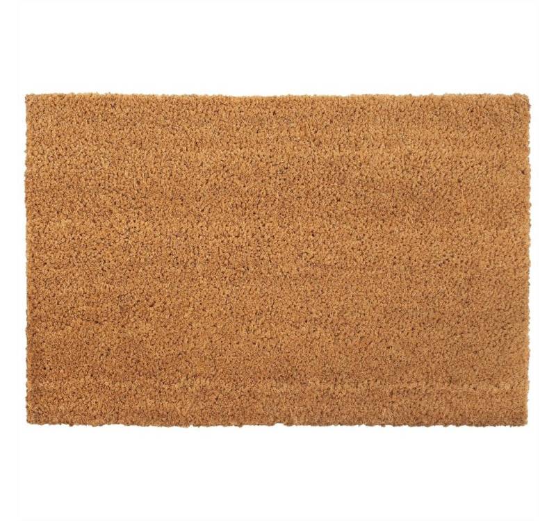 vidaXL Fußmatte Fußabtreter Schmutzfangmatte Türmatte Fußmatte Natur 50x80 cm Kokosfas, Rechteck, Höhe: 0 mm von vidaXL