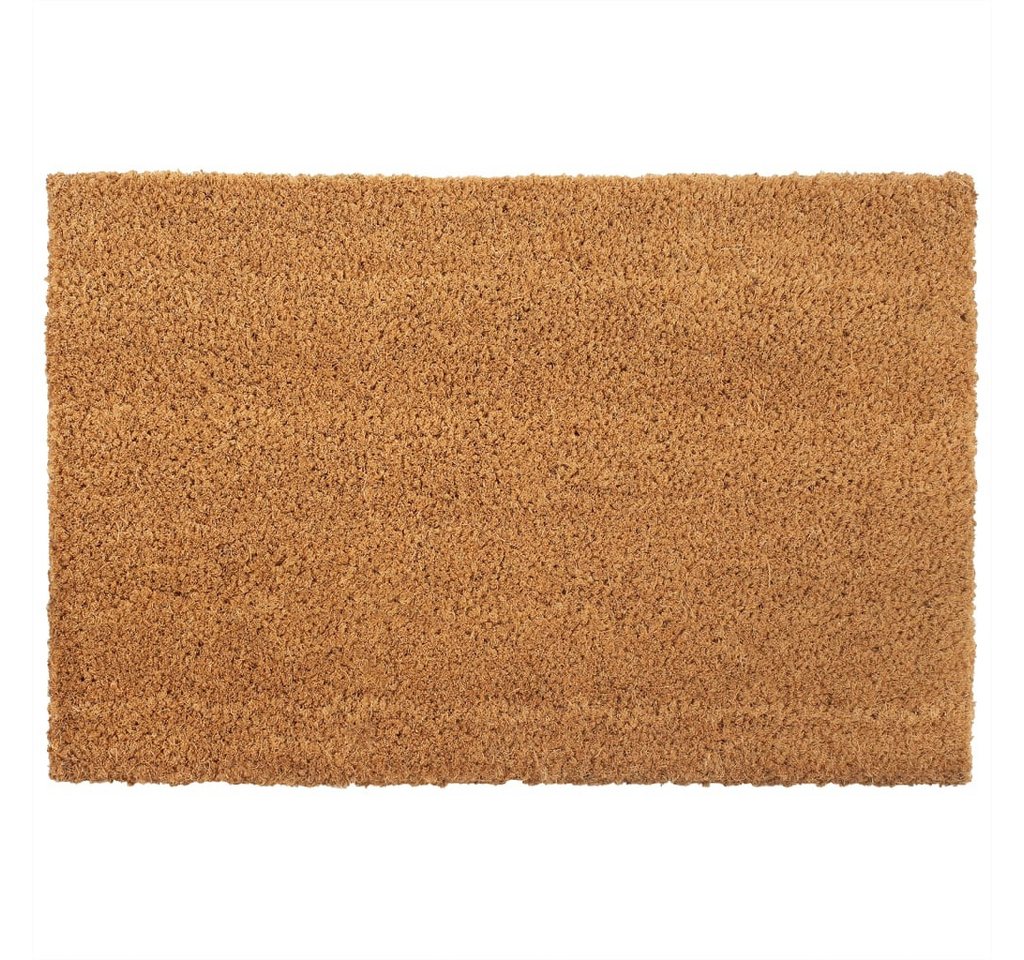 vidaXL Fußmatte Fußmatte Natur 50x80 cm Kokosfaser Getuftet, Rechteckig, Höhe: 1.6 mm von vidaXL