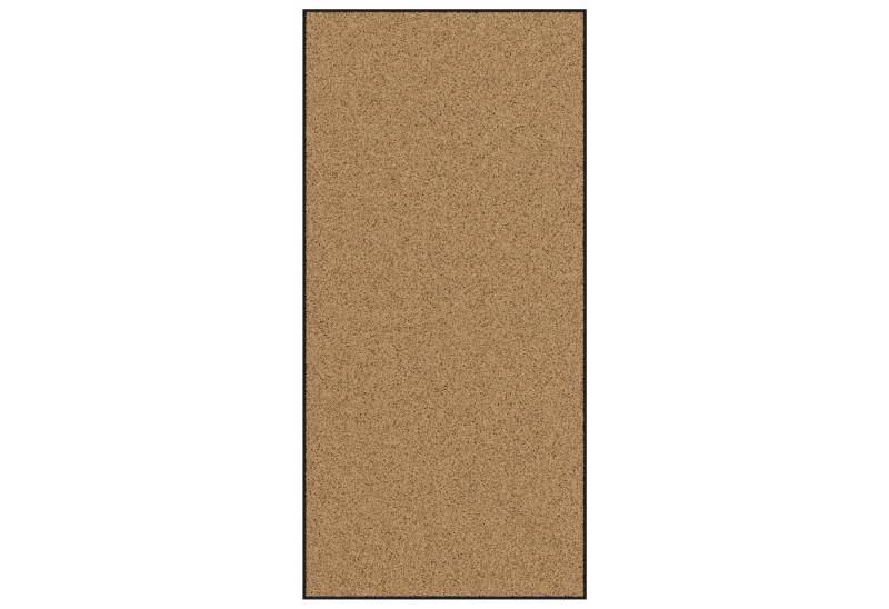 vidaXL Fußmatte Fußmatte Waschbar Creme 120x250 cm, Höhe: 0.9 mm von vidaXL
