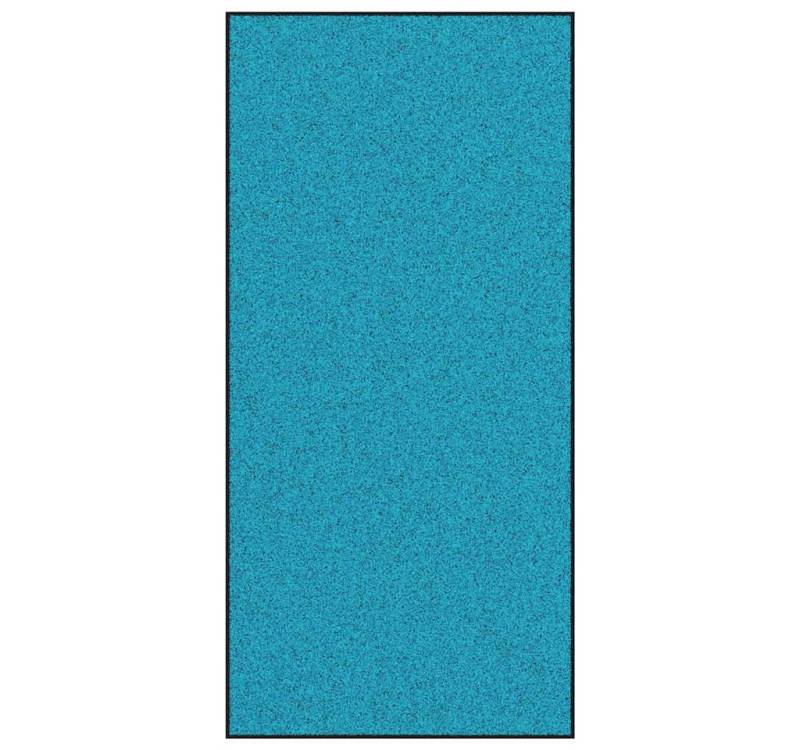 vidaXL Fußmatte Fußmatte Waschbar Zyan 120x250 cm, Höhe: 0.9 mm von vidaXL
