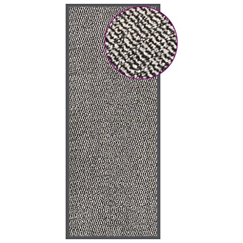 vidaXL Fußmatte Getuftet Türmatte Schmutzfangmatte Fußabtreter Schmutzmatte Sauberlaufmatte Türvorleger Teppich Matte 60x150cm Hellbraun von vidaXL