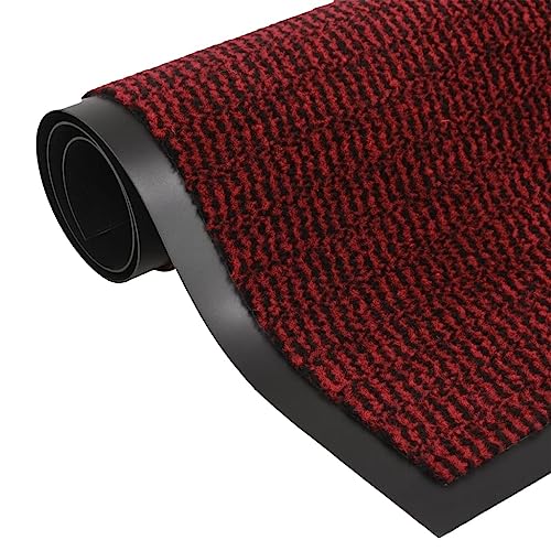 vidaXL Fußmatte getuftet 60x150 cm Rot von vidaXL
