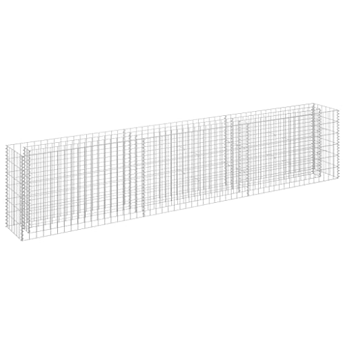 vidaXL Gabione Hochbeet Drahtkorb Steinkorb Pflanzkübel Pflanzgefäß Blumentopf Pflanzkasten Gabionenkorb Steingabionen Wand Mauer Verzinkter Stahl 270x30x60cm vidaXL Gabione Hochbeet Drahtkorb Steinkorb Pflanzkübel Pflanzgefäß Blumentopf Pflanzkasten Gabionenkorb Steingabionen Wand Mauer Verzinkter Stahl 270x30x60cm von vidaXL