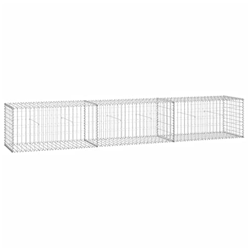 vidaXL Gabionenwand 300x50x50cm Gabione Steingabionen Steinkorb Wand Mauer von vidaXL