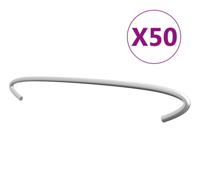 vidaXL Gabionenzaun, Gabionen-Distanzhalter 50 Stk. Verzinkter Stahl 40 cm von vidaXL
