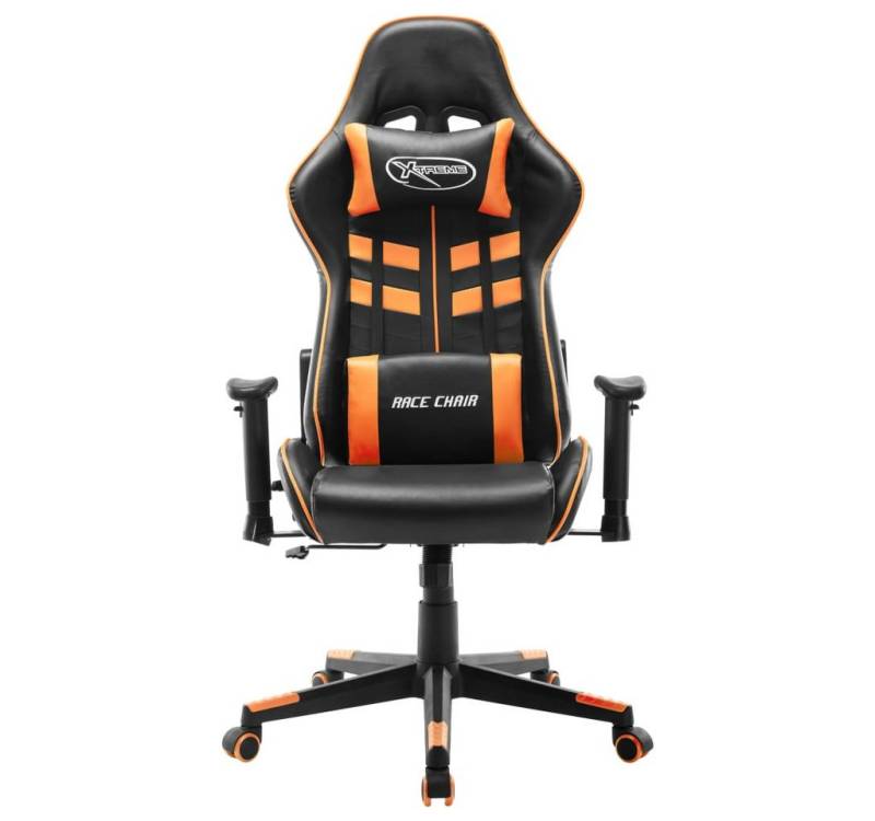 vidaXL Gaming-Stuhl, Gamer Stuhl Schwarz und Orange Kunstleder von vidaXL