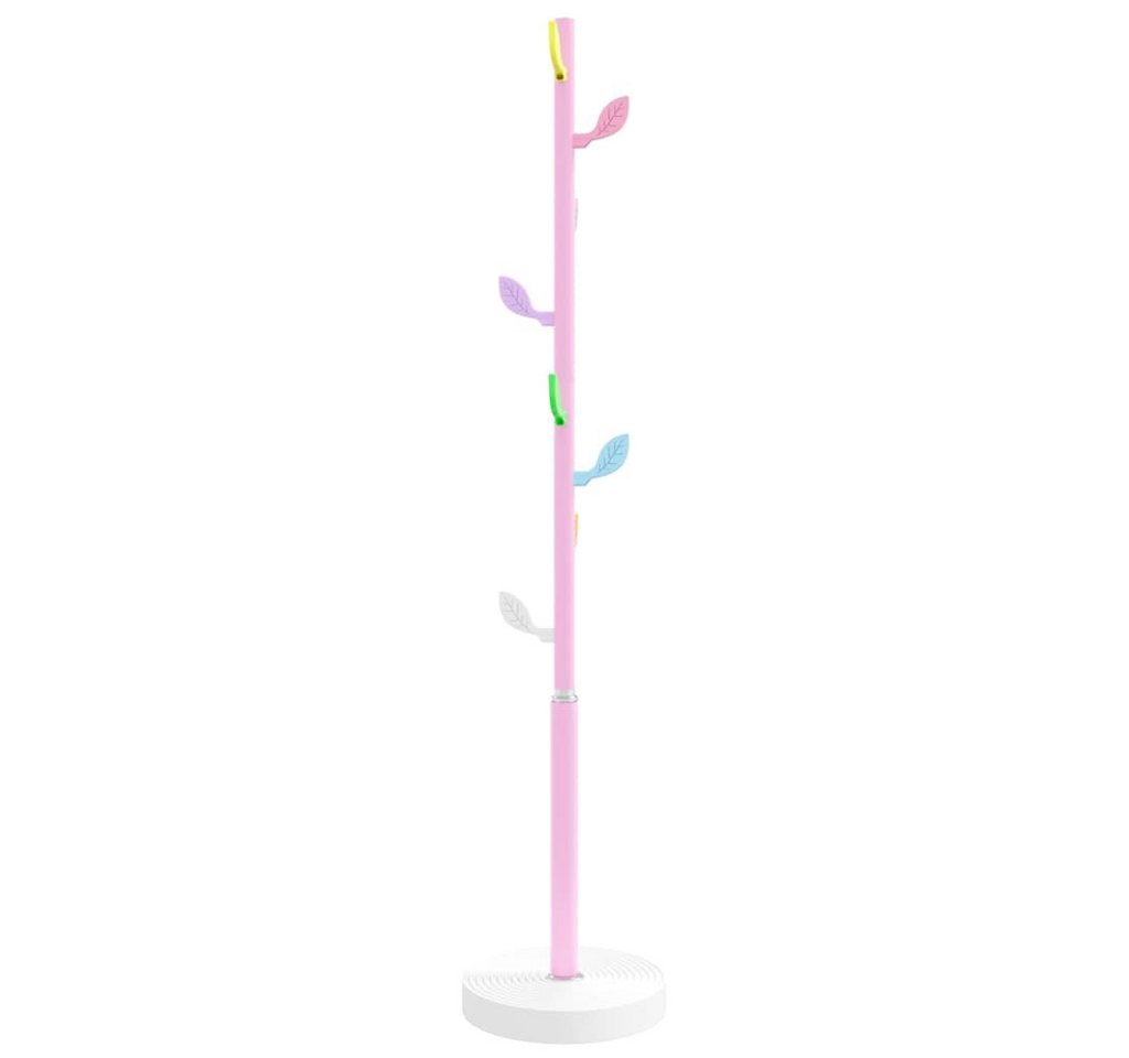 vidaXL Garderobenständer Garderobenständer Rosa 172 cm Pulverbeschichtetes Eisen, (1 St) von vidaXL