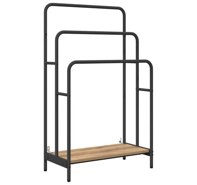 vidaXL Garderobenständer Kleiderständer Artisan-Eiche 60 x 30 x 100.5 cm Holzwerkstoff, (1 St) von vidaXL