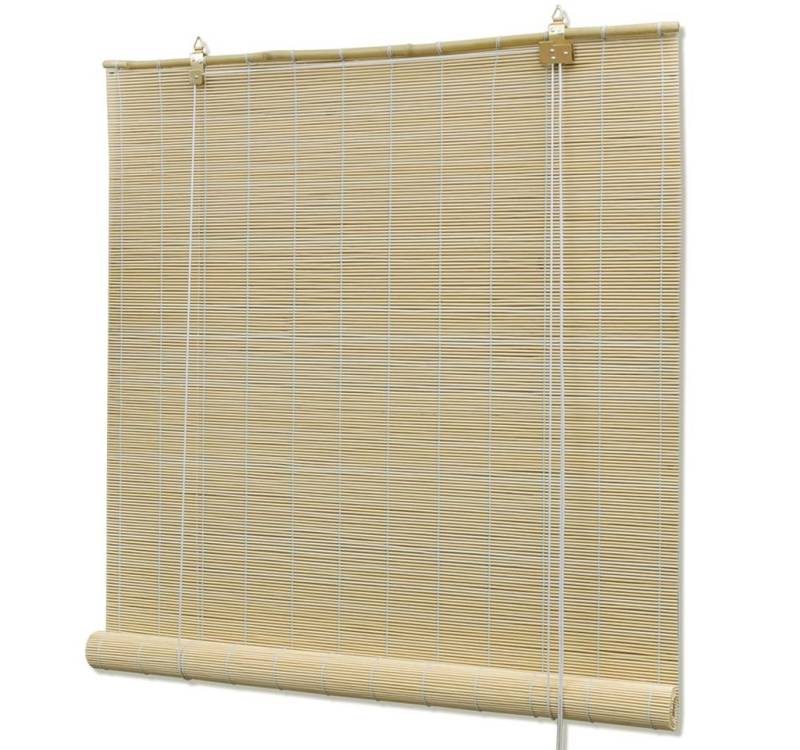 vidaXL Gardine Naturfarbenes Bambusrollo 80 x 160 cm Fenster Sichtschutz vidaXL Gardine Naturfarbenes Bambusrollo 80 x 160 cm Fenster Sichtschutz von vidaXL