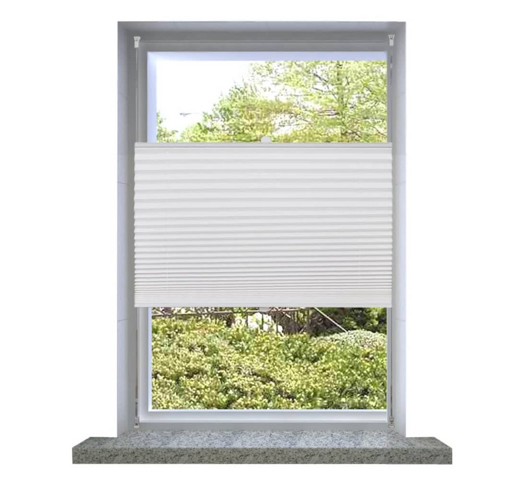 vidaXL Gardine Verdunklungsplissee 50100 cm Weiß Fenster Plisee Sichtschutz vidaXL Gardine Verdunklungsplissee 50100 cm Weiß Fenster Plisee Sichtschutz von vidaXL