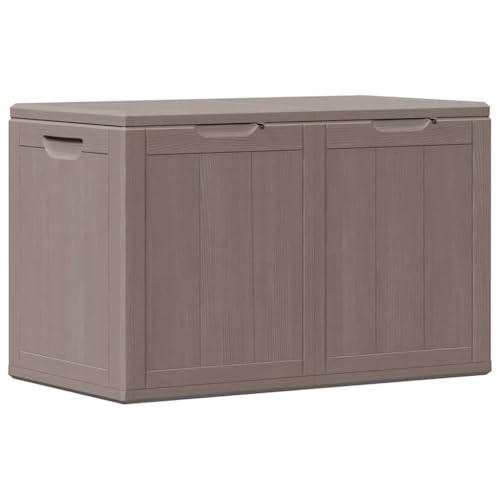 vidaXL Garten-Aufbewahrungsbox 180 L Braun PP-Holzoptik vidaXL Garten-Aufbewahrungsbox 180 L Braun PP-Holzoptik von vidaXL