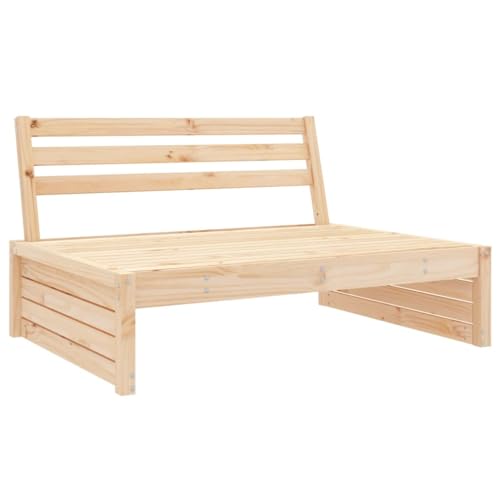 vidaXL Garten Ecksofa, Modular Gartenmöbel, Sofa Lounge Sessel für Garten Terrasse Balkon, Gartensofa Gartensessel, Massivholz Kiefer von vidaXL