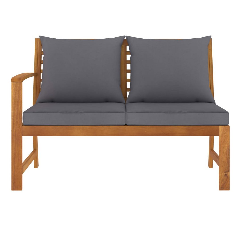 vidaXL Gartenbank, Outdoor Bank 114,5 cm mit Dunkelgrauen Kissen Massivholz Akazie vidaXL Gartenbank, Outdoor Bank 114,5 cm mit Dunkelgrauen Kissen Massivholz Akazie von vidaXL