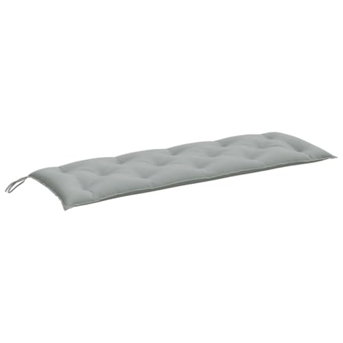 vidaXL Gartenbank-Auflage Melange Hellgrau 150x50x7 cm Stoff von vidaXL