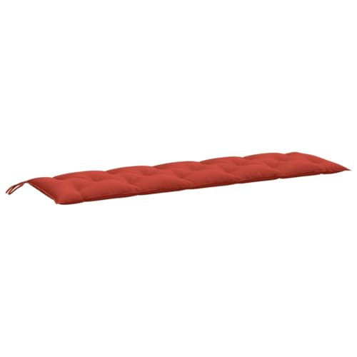 vidaXL Gartenbank-Auflage Melange Rot 180x50x7 cm Stoff von vidaXL
