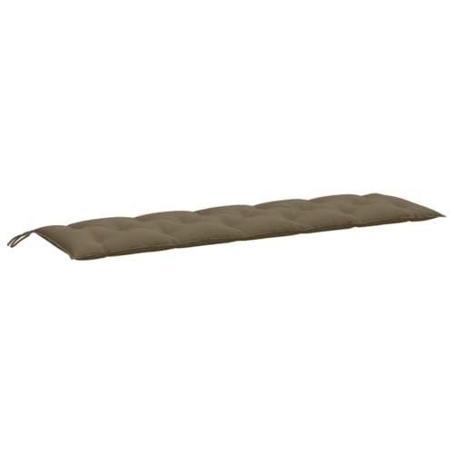 vidaXL Gartenbank-Auflage Melange Taupe 180x50x7 cm Stoff von vidaXL