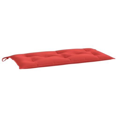 vidaXL Gartenbank-Auflage Rot 110x50x7 cm Oxford-Gewebe von vidaXL