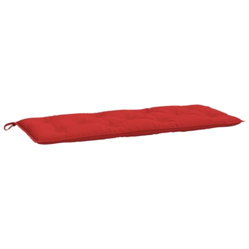 vidaXL Gartenbank-Auflage Rot 120x50x7 cm Oxford-Gewebe von vidaXL