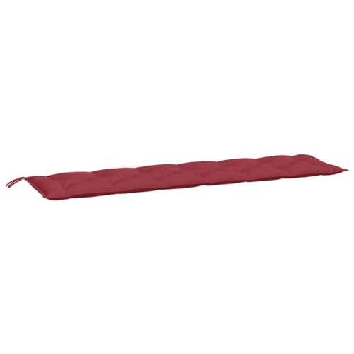 vidaXL Gartenbank-Auflage Weinrot 200x50x7 cm Oxford-Gewebe von vidaXL