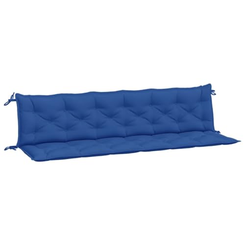 vidaXL Gartenbank-Auflagen 2 STK. Blau 200x50x7 cm Oxford-Gewebe von vidaXL