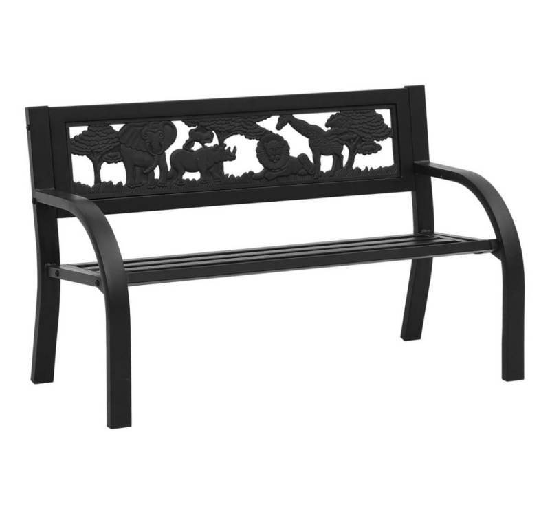 vidaXL Gartenbank Kinder-Gartenbank 86 cm Stahl (1-St) von vidaXL