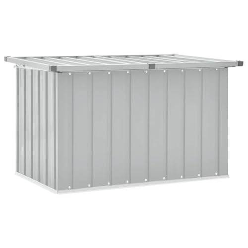 vidaXL Gartenbox Auflagenbox Kissenbox Aufbewahrungsbox Truhe Box Gartenmöbel Gartenkasten Gartentruhe Werkzeugkasten Grau 109x67x65cm von vidaXL