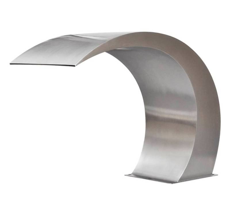 vidaXL Gartenbrunnen, Garten-Wasserfall Pool-Fontäne Edelstahl 45x30x60 cm von vidaXL