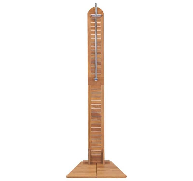 vidaXL Gartendusche, Bodendusche Teak Massiv 70 x 75 x 204 cm vidaXL Gartendusche, Bodendusche Teak Massiv 70 x 75 x 204 cm von vidaXL