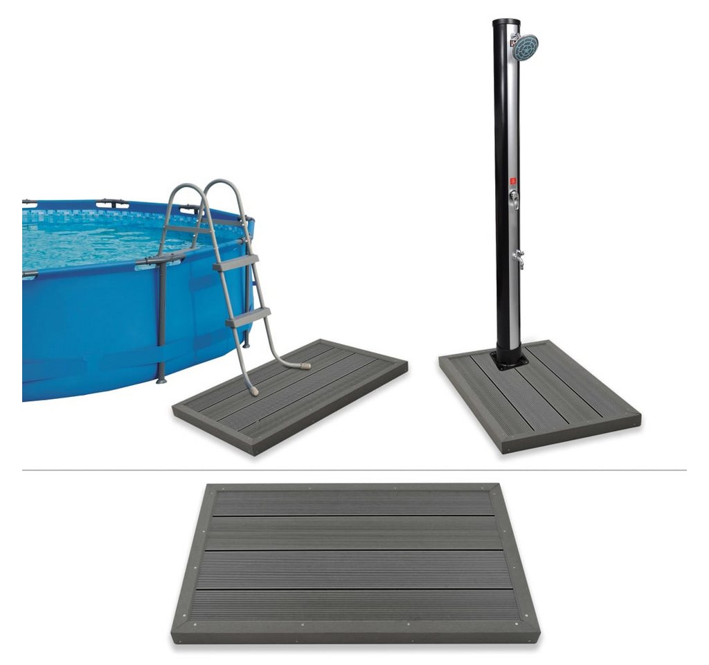 vidaXL Gartendusche Bodenelement für Solardusche Poolleiter WPC vidaXL Gartendusche Bodenelement für Solardusche Poolleiter WPC von vidaXL