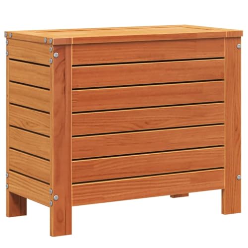 vidaXL Gartenhocker, Sitzhocker Latten-Design, Garten Beistelltisch Couchtisch mit Stauraum, Modulare Fußhocker Hocker, Wachsbraun Massivholz Kiefer vidaXL Gartenhocker, Sitzhocker Latten-Design, Garten Beistelltisch Couchtisch mit Stauraum, Modulare Fußhocker Hocker, Wachsbraun Massivholz Kiefer von vidaXL