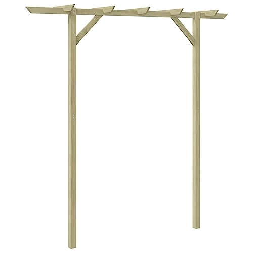 vidaXL Gartenlaube 200 x 40 x 205 cm Holz von vidaXL