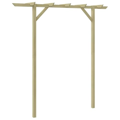 vidaXL Gartenlaube 200 x 40 x 205 cm Holz von vidaXL
