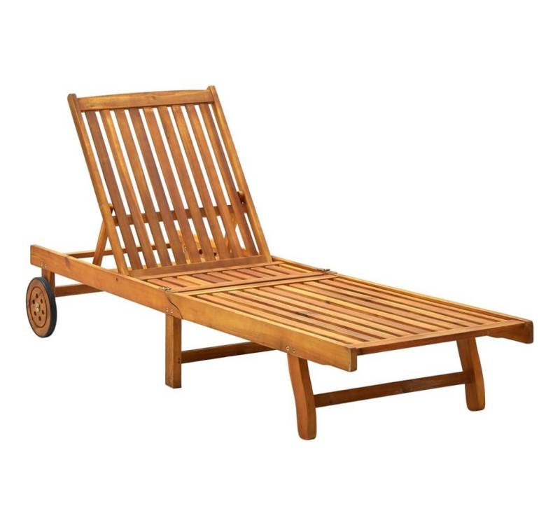 vidaXL Gartenliege, Sonnenliege mit Auflage Akazie Massivholz vidaXL Gartenliege, Sonnenliege mit Auflage Akazie Massivholz von vidaXL