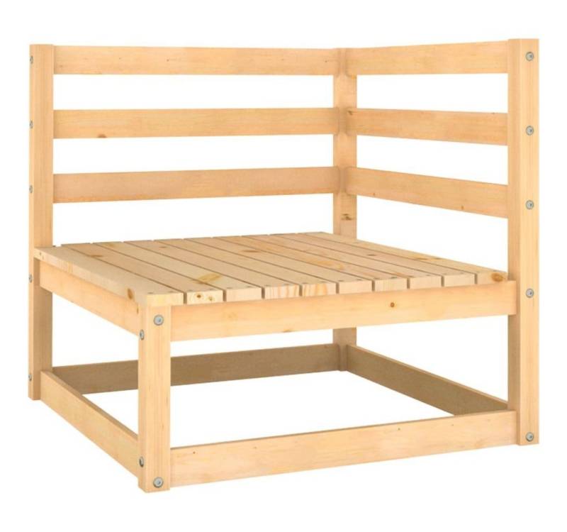 vidaXL Gartenlounge-Set Garten-Ecksofa Massivholz Kiefer, (1-tlg) von vidaXL