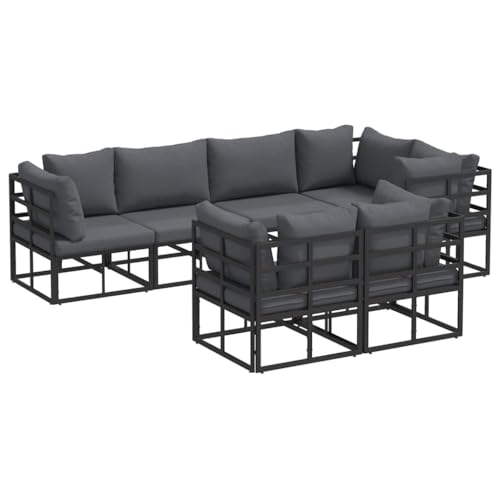 vidaXL Gartenmöbel Outdoor Sitzgruppe – Modulares, modernes Patioset aus wetterfestem Aluminium vidaXL Gartenmöbel Outdoor Sitzgruppe – Modulares, modernes Patioset aus wetterfestem Aluminium von vidaXL