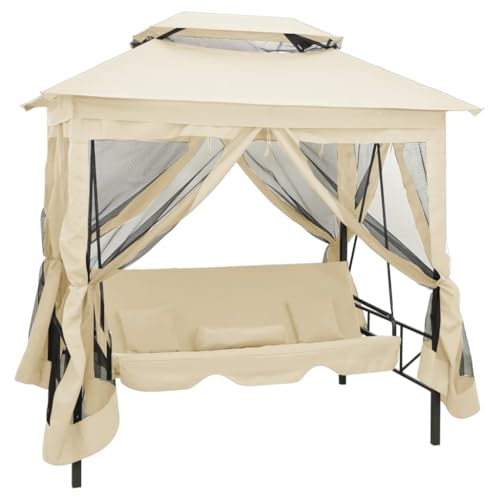 vidaXL Gartenschaukel Bettfunktion 2Sitzer Hollywoodschaukel Gartenmöbel Liege vidaXL Gartenschaukel Bettfunktion 2Sitzer Hollywoodschaukel Gartenmöbel Liege von vidaXL