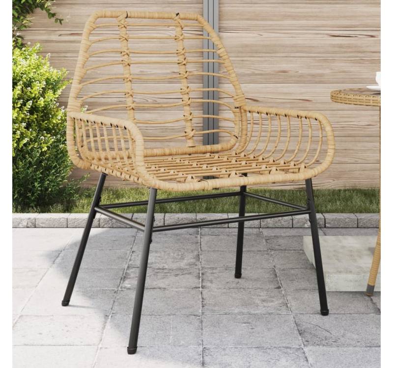 vidaXL Gartenstuhl, Gartenstühle 2 Stk. Braun Poly Rattan vidaXL Gartenstuhl, Gartenstühle 2 Stk. Braun Poly Rattan von vidaXL