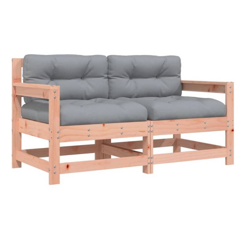 vidaXL Gartenstuhl, Outdoor Stühle mit Kissen 2 Stk. Massivholz Douglasie von vidaXL