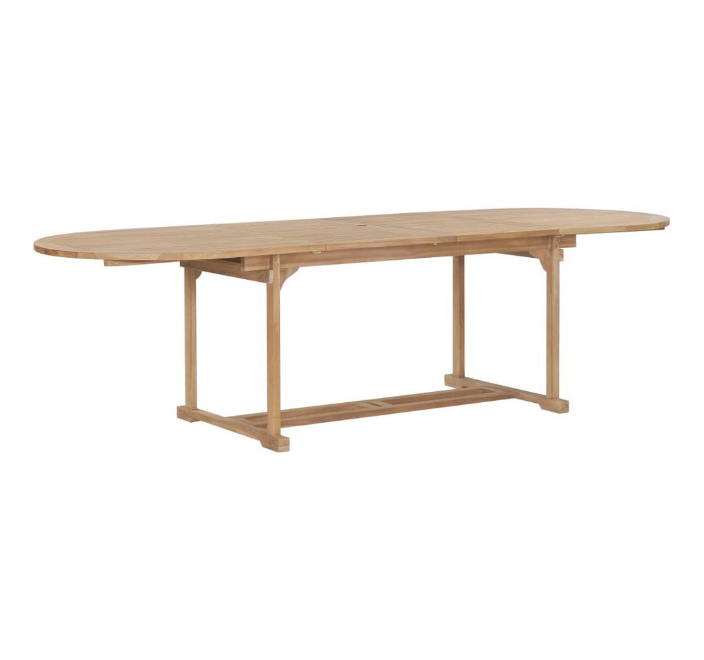 vidaXL Gartentisch, Ausziehbarer Gartentisch 180-280x100x75 cm Massivholz Teak vidaXL Gartentisch, Ausziehbarer Gartentisch 180-280x100x75 cm Massivholz Teak von vidaXL
