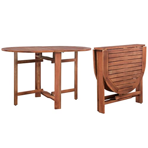 vidaXL Gartentisch Akazienholz Oval Esstisch Klapptisch Terrassentisch Tisch von vidaXL