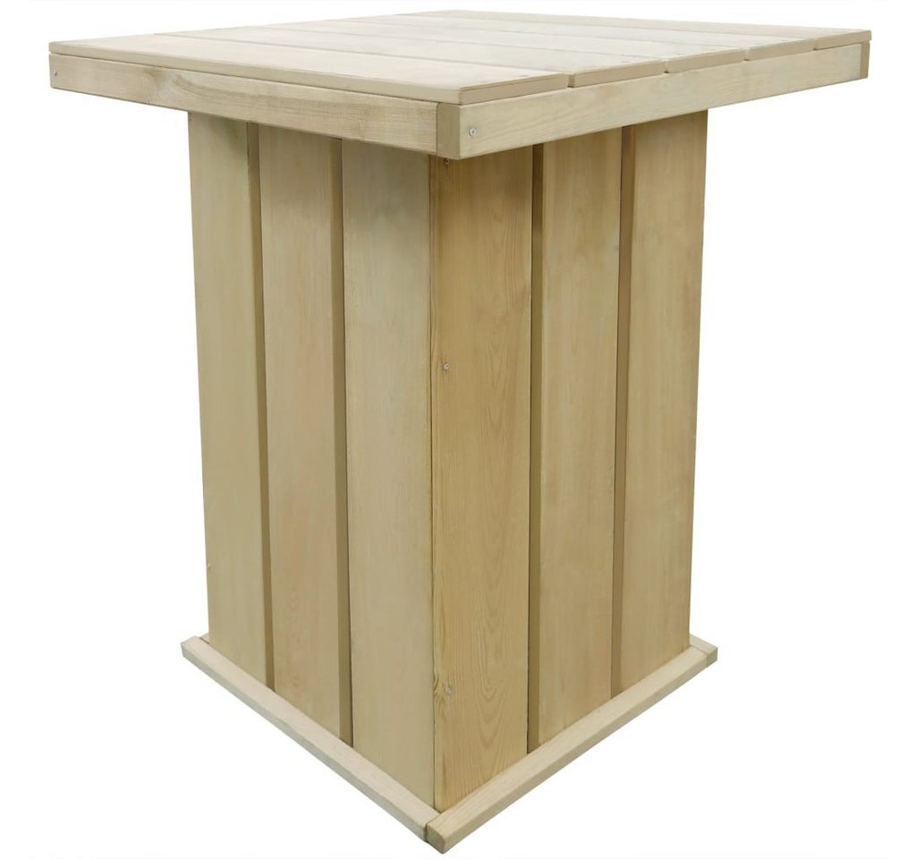 vidaXL Gartentisch Bartisch 75x75x110 cm Kiefernholz Imprägniert (1-St) von vidaXL