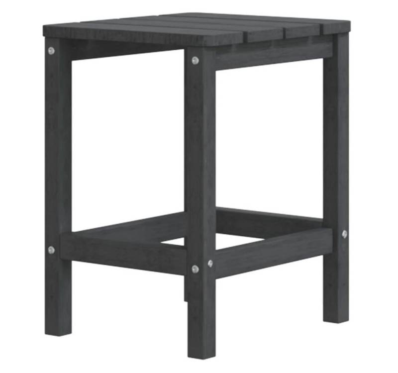 vidaXL Gartentisch Garten Adirondack-Tisch Anthrazit 38x38x46 cm HDPE (1-St) von vidaXL
