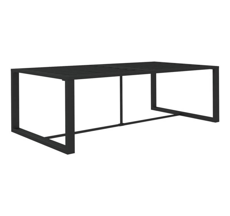 vidaXL Gartentisch Garten-Esstisch Anthrazit 120x60x66 cm Aluminium von vidaXL