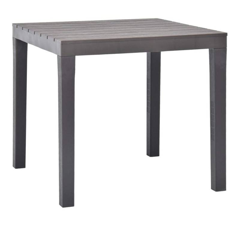 vidaXL Gartentisch Gartentisch Moccafarben 78 x 78 x 72 cm Kunststoff von vidaXL