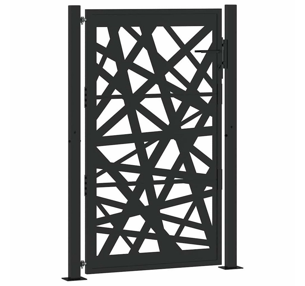 vidaXL Gartentor Gartentor Schwarz 105x155 cm Stahl Lichtdesign Metall Abschließbar vidaXL Gartentor Gartentor Schwarz 105x155 cm Stahl Lichtdesign Metall Abschließbar von vidaXL