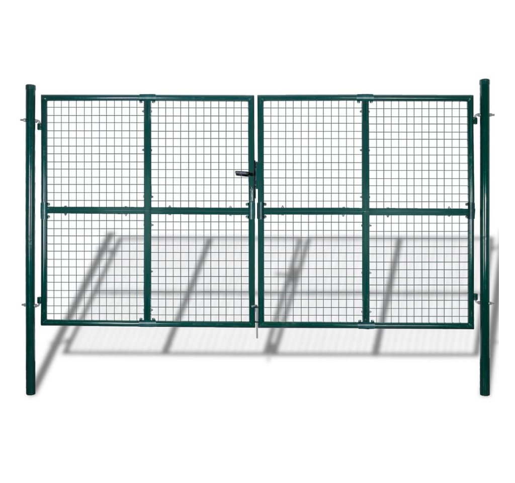 vidaXL Gartentor Maschendrahtzaun Drahtzaun 289 x 200 cm 306 x 250 cm Schlüssel vidaXL Gartentor Maschendrahtzaun Drahtzaun 289 x 200 cm 306 x 250 cm Schlüssel von vidaXL